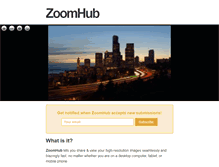 Tablet Screenshot of api.zoom.it